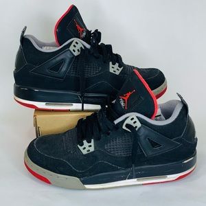 Nike Air Jordan 4 Retro “Black Cement”, Size 7Y